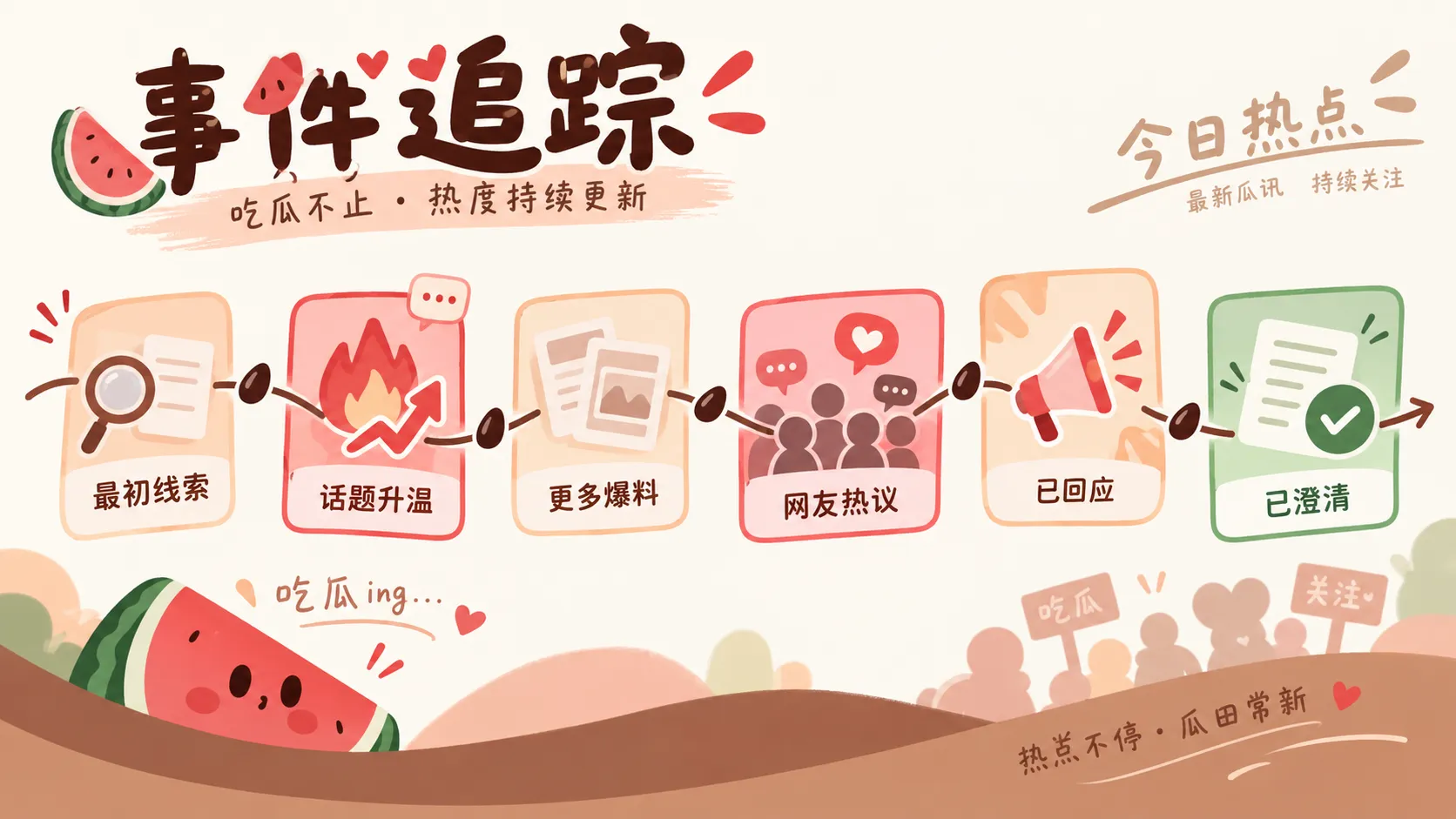 吃瓜热点事件连续更新频道